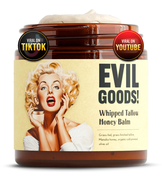 Bálsamo de sebo todo en uno: suaviza las arrugas, combate el acné y mantiene la piel suave todo el día.